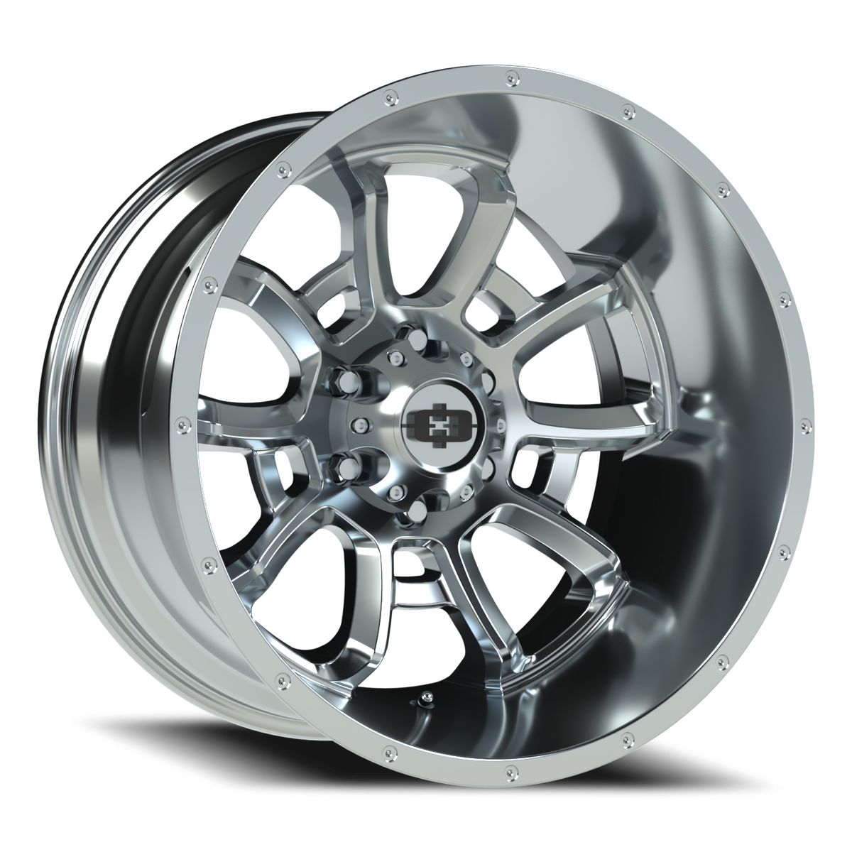 Vision Wheel 415 Chrome 20x12 -51 6x139.7mm 106.2mm - Wheelwiz
