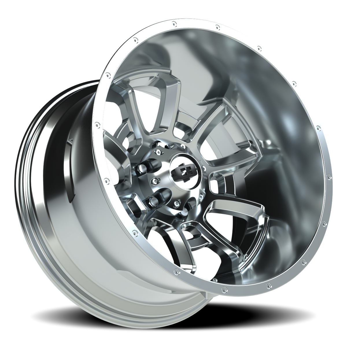 Vision Wheel 415 Chrome 20x12 -51 6x139.7mm 106.2mm - Wheelwiz
