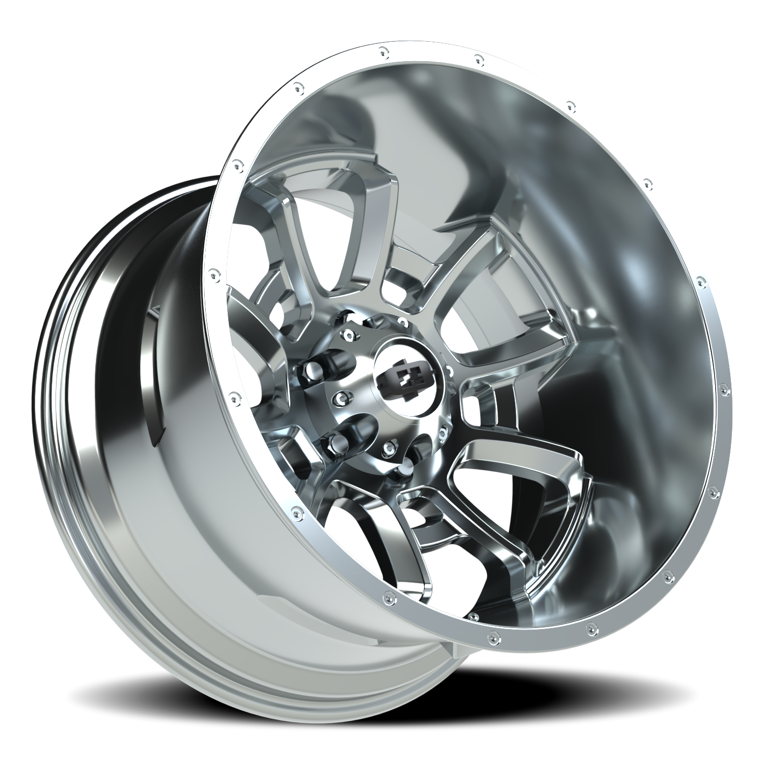 Vision Wheel 415 Chrome 20x12 -51 6x139.7mm 106.2mm - Wheelwiz