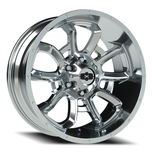 Vision Wheel 415 Chrome 20x9 +12 6x139.7mm 106.2mm - Wheelwiz