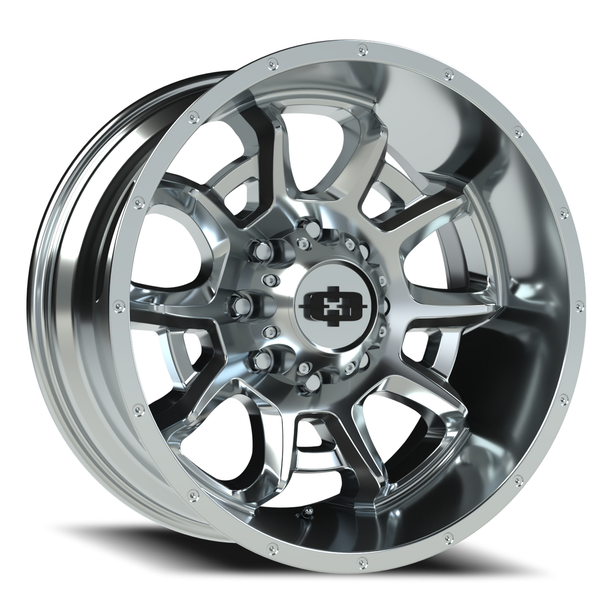 Vision Wheel 415 Chrome 20x10 -25 8x170mm 125.2mm - Wheelwiz