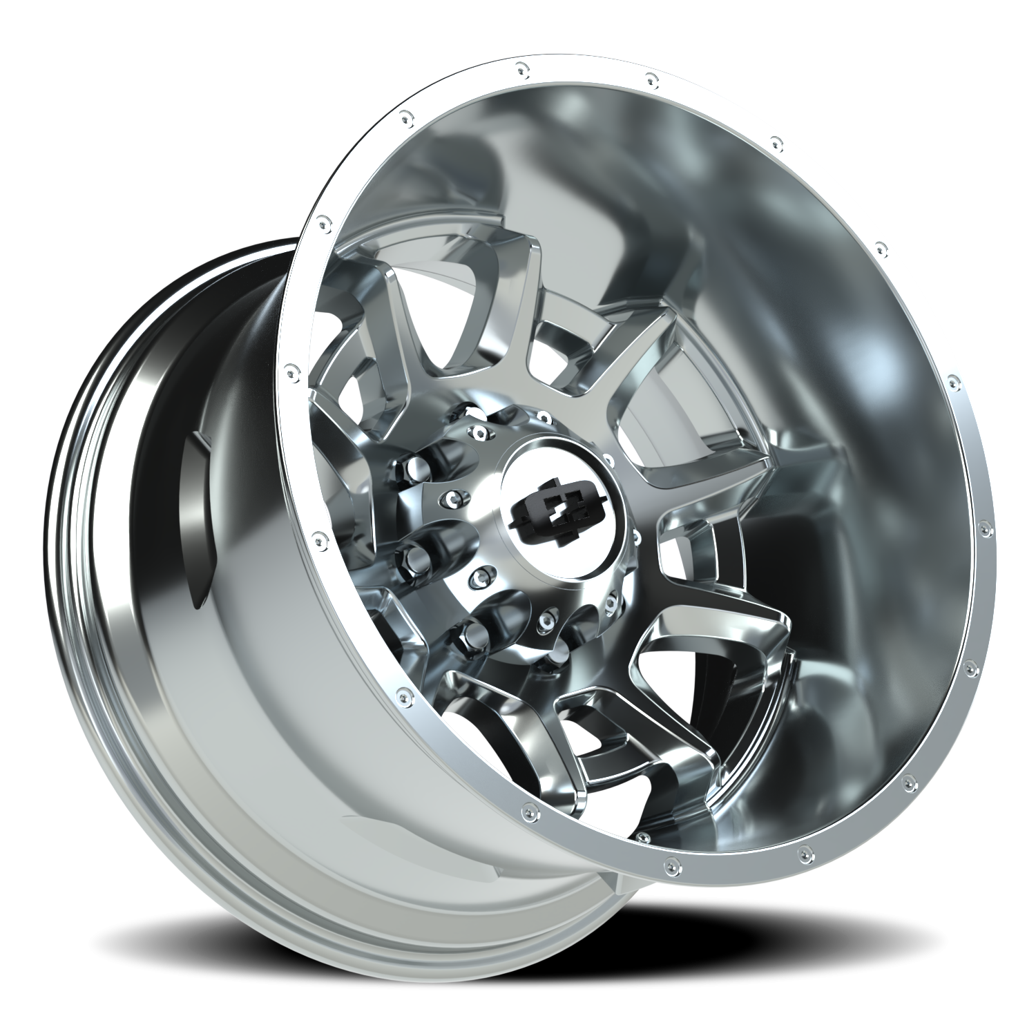Vision Wheel 415 Chrome 20x12 -51 8x180mm 124.2mm - Wheelwiz