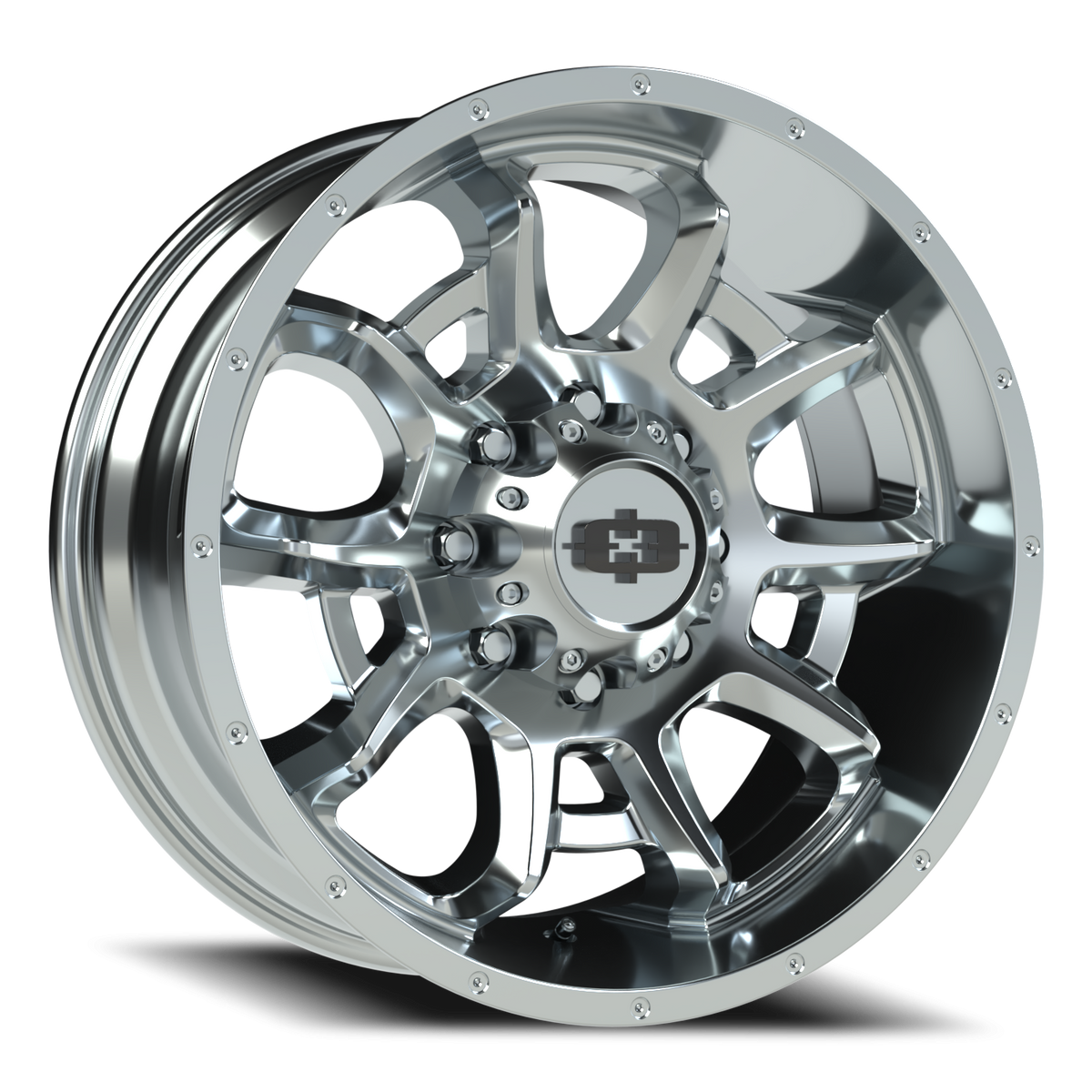 Vision Wheel 415 Chrome 20x9 +12 8x170mm 125.2mm - Wheelwiz