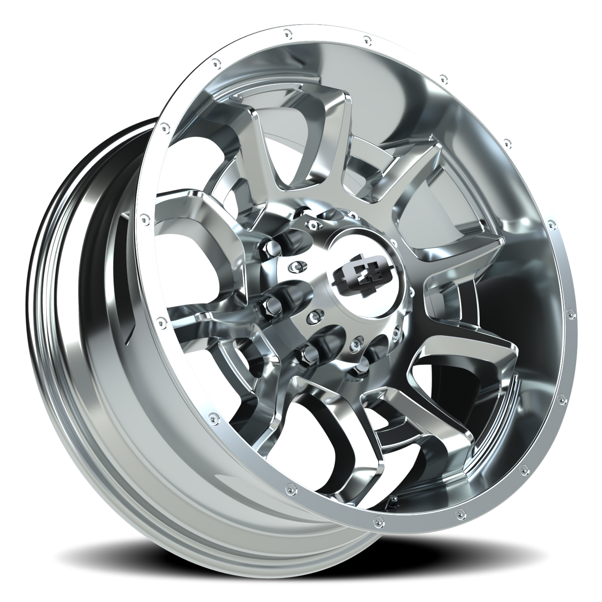 Vision Wheel 415 Chrome 20x9 +12 8x165.1mm 125.2mm - Wheelwiz