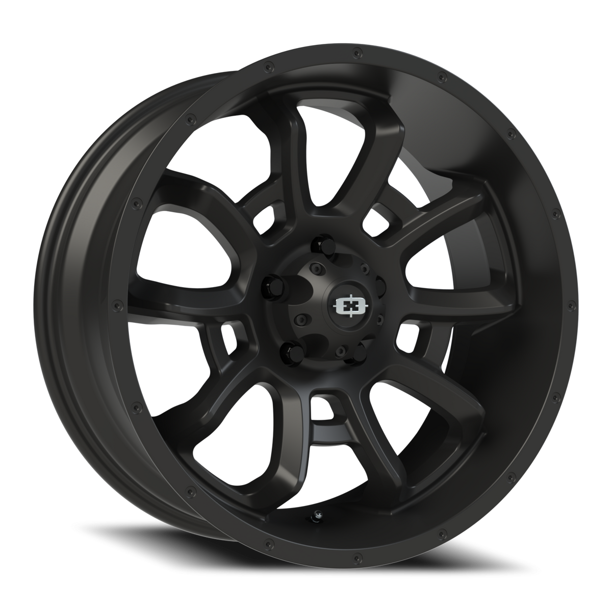 Vision Wheel 415 Satin Black 20x9 -12 5x139.7mm 108mm - Wheelwiz