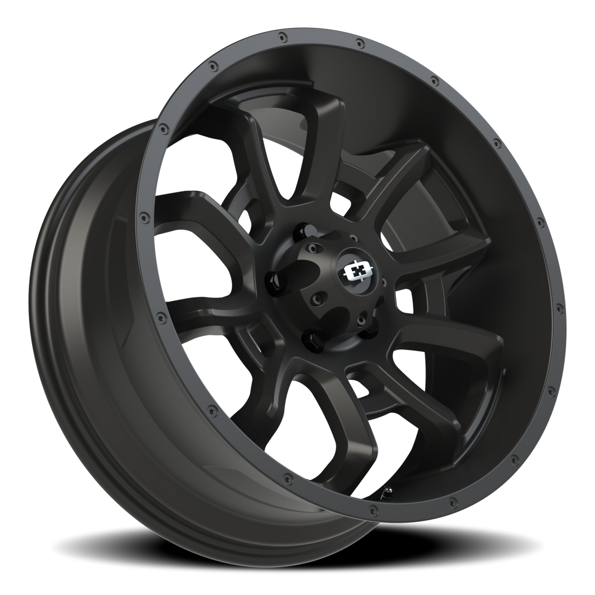 Vision Wheel 415 Satin Black 20x9 -12 5x139.7mm 108mm - Wheelwiz