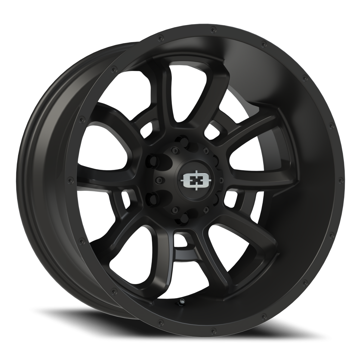 Vision Wheel 415 Satin Black 20x10 -25 6x139.7mm 106.2mm - Wheelwiz