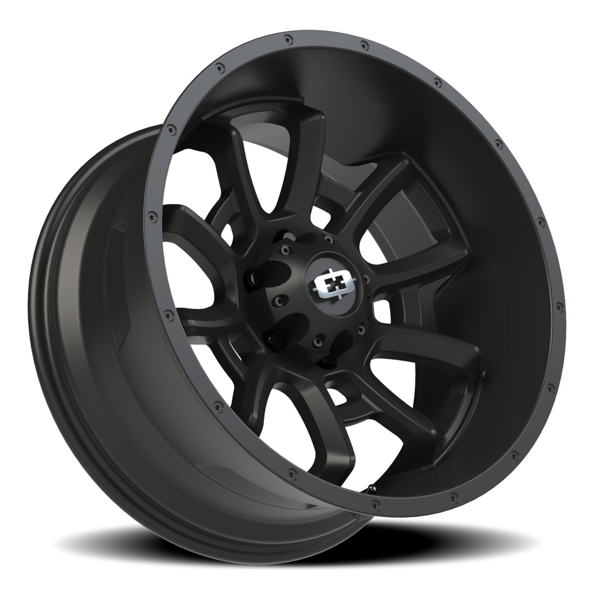 Vision Wheel 415 Satin Black 20x10 -25 6x139.7mm 106.2mm - Wheelwiz