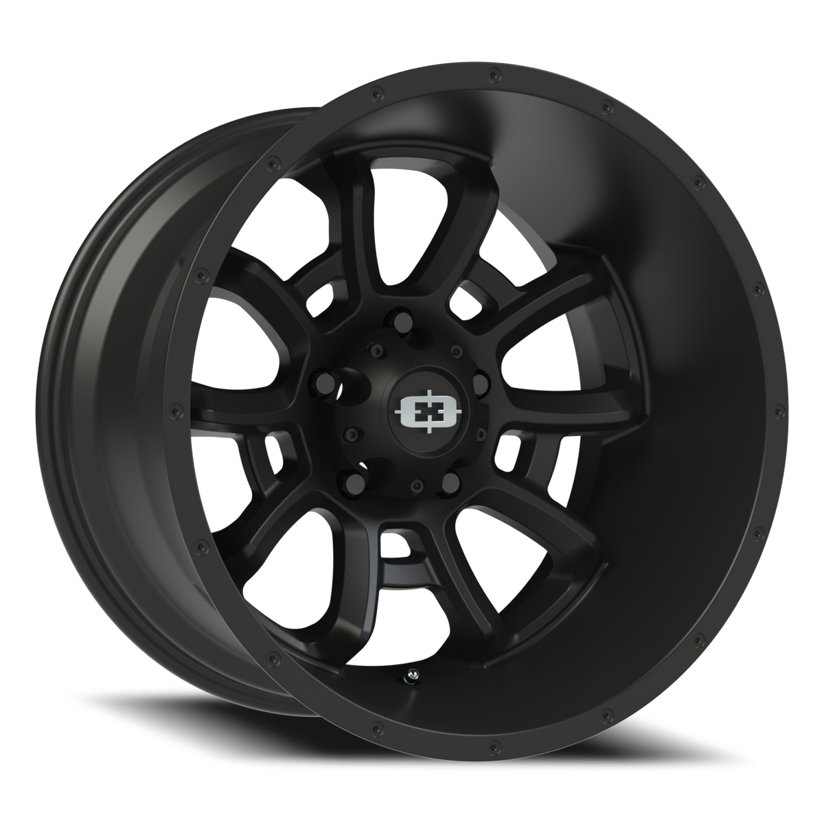 Vision Wheel 415 Satin Black 20x12 -51 6x139.7mm 106.2mm - Wheelwiz