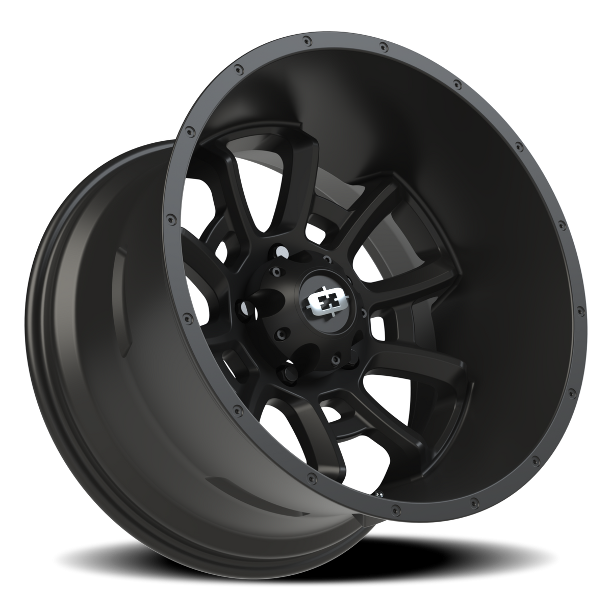 Vision Wheel 415 Satin Black 20x12 -51 6x139.7mm 106.2mm - Wheelwiz