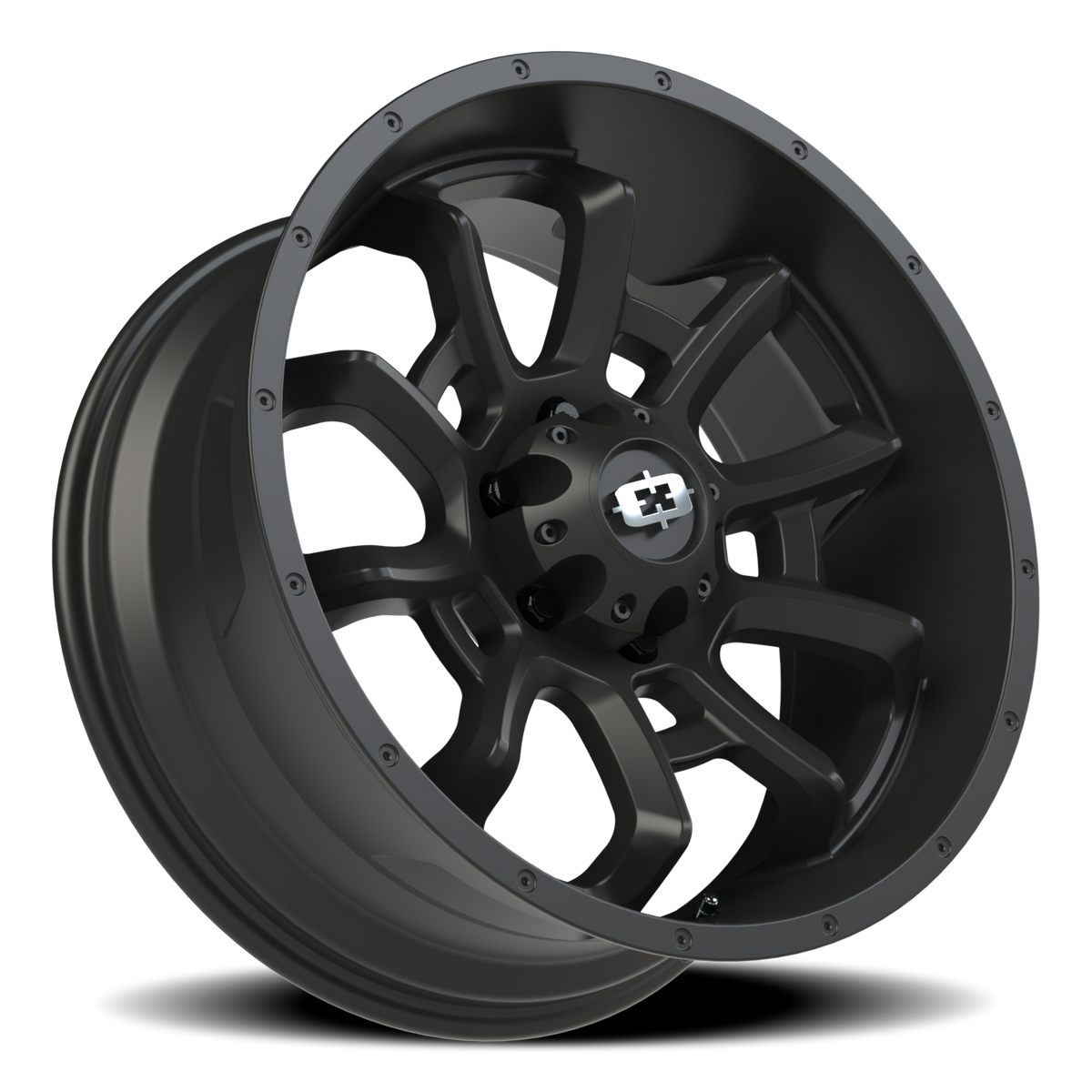 Vision Wheel 415 Satin Black 20x9 +12 6x139.7mm 106.2mm - Wheelwiz
