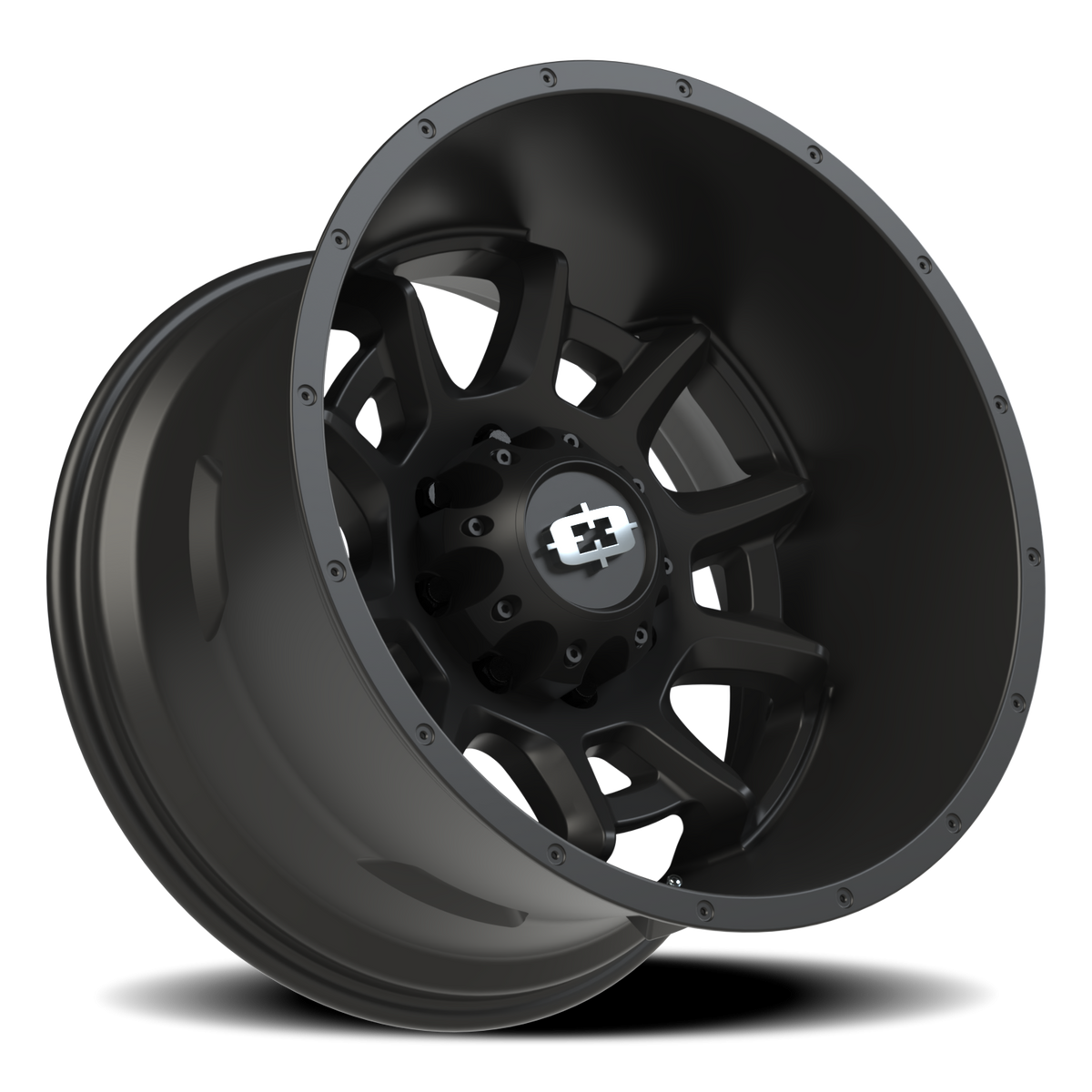 Vision Wheel 415 Satin Black 20x12 -51 8x180mm 124.2mm - Wheelwiz