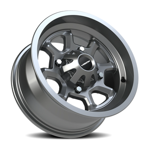 Vision Wheel 415 Gunmetal 14x7 +3 4x110mm 86mm - Wheelwiz
