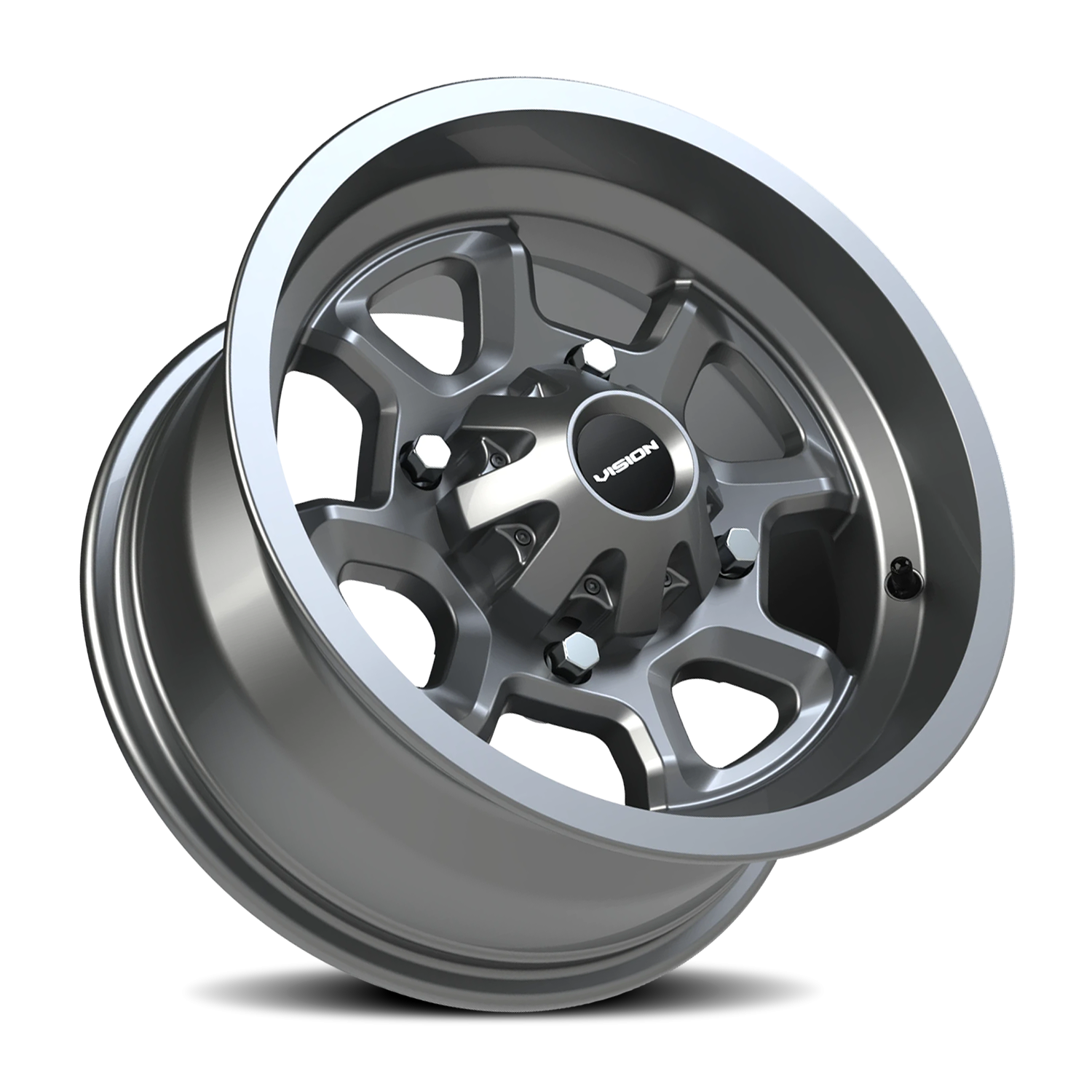 Vision Wheel 415 Gunmetal 14x7 +3 4x136mm 110.5mm - Wheelwiz