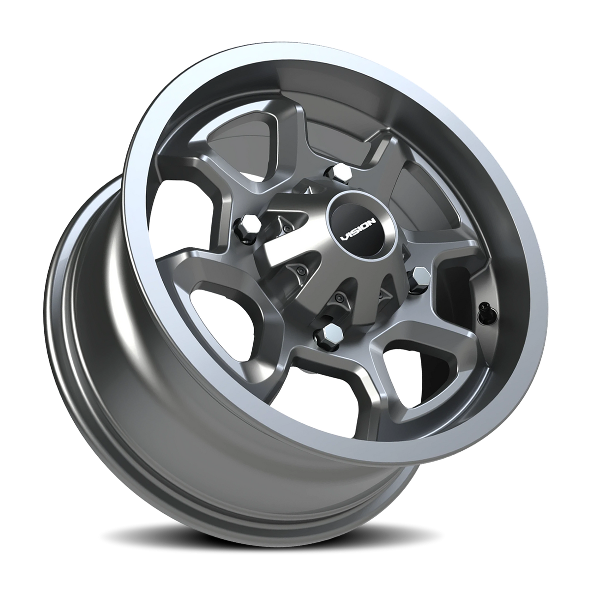Vision Wheel 415 Gunmetal 14x7 +38 4x136mm 110.5mm - Wheelwiz