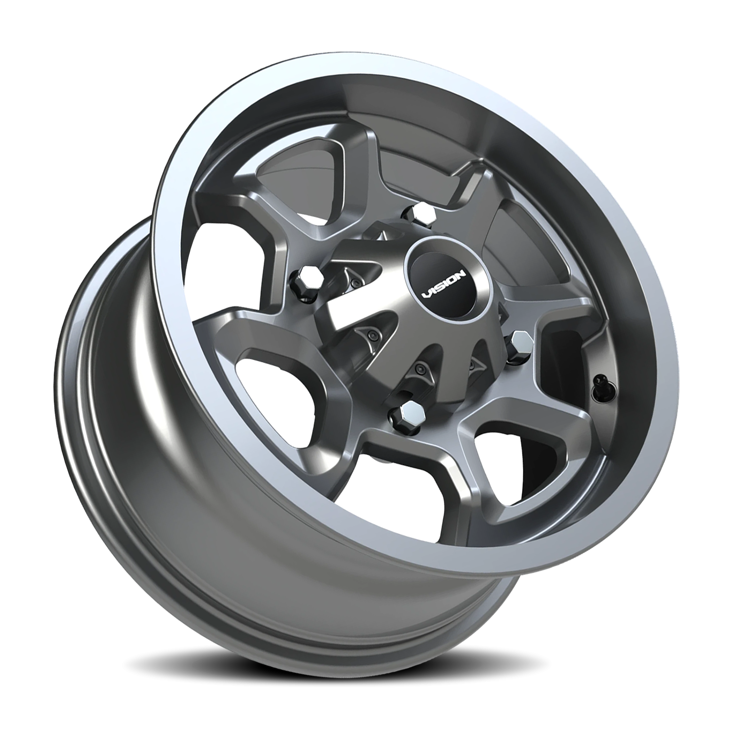Vision Wheel 415 Gunmetal 14x7 +38 4x136mm 110.5mm - Wheelwiz