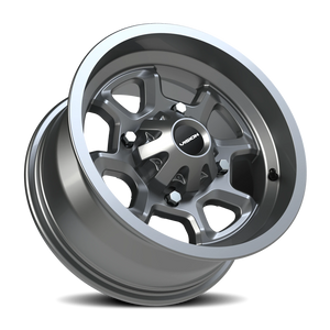 Vision Wheel 415 Gunmetal 14x7 +3 4x156mm 131.1mm - Wheelwiz
