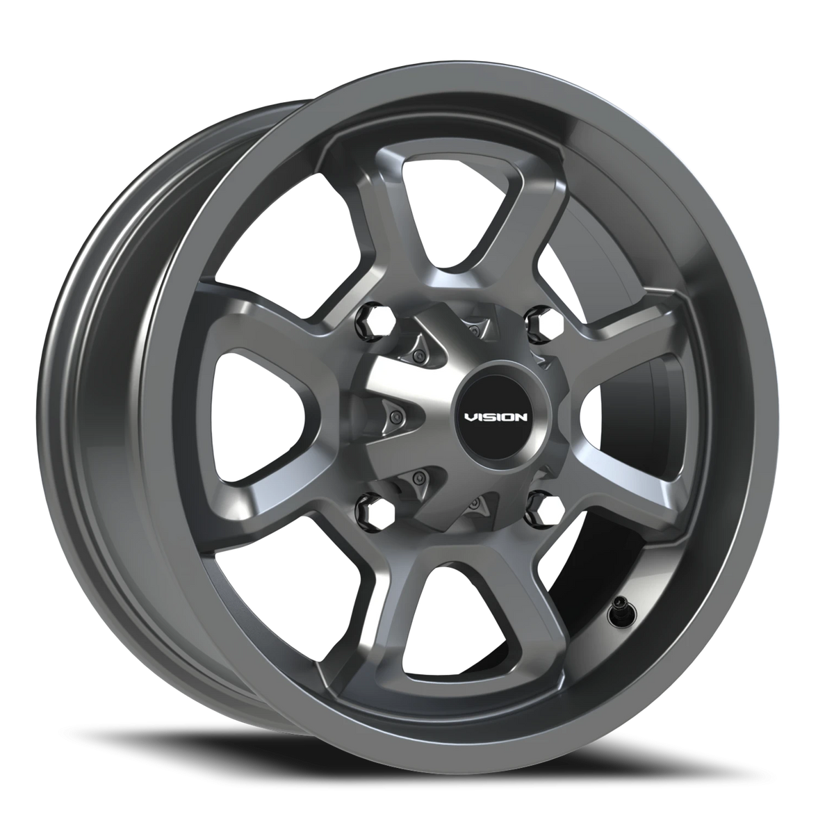 Vision Wheel 415 Gunmetal 15x7 +38 4x136mm 110.5mm - Wheelwiz