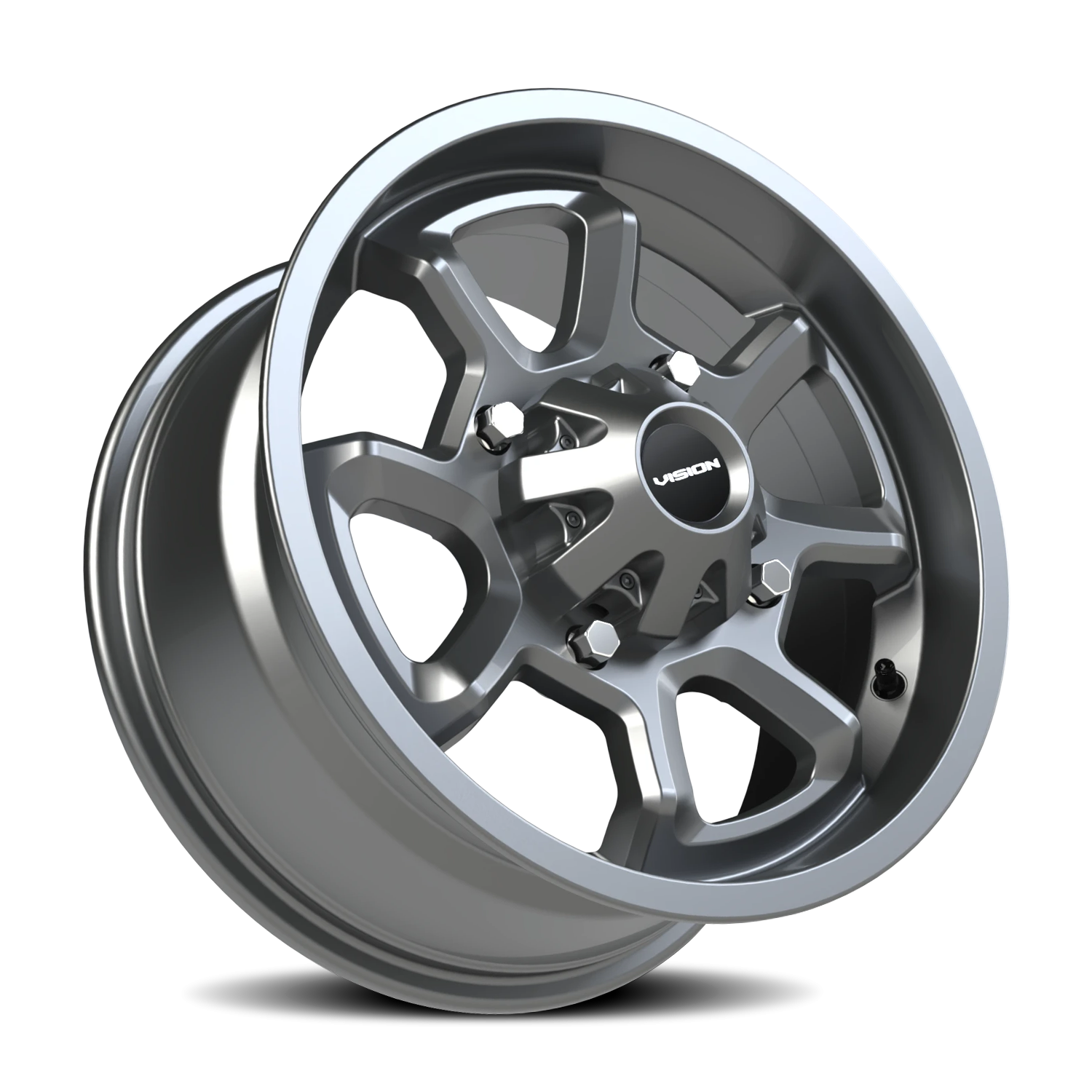 Vision Wheel 415 Gunmetal 15x7 +38 4x136mm 110.5mm - Wheelwiz