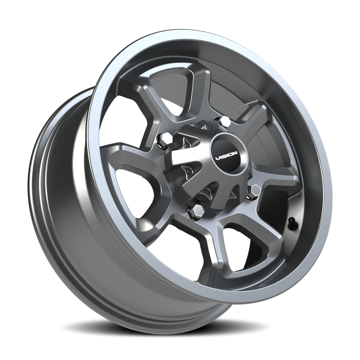 Vision Wheel 415 Gunmetal 15x7 +38 4x156mm 131.1mm - Wheelwiz