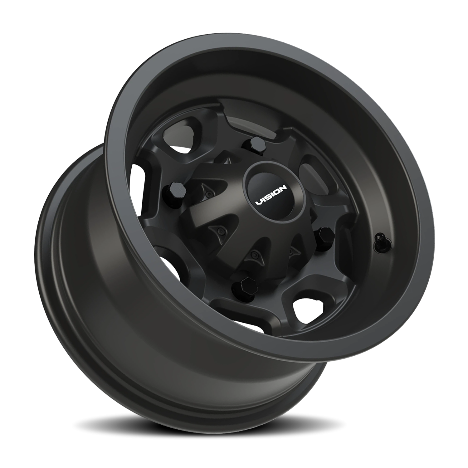 Vision Wheel 415 Matte Black 12x7 +3 4x156mm 131.1mm - Wheelwiz