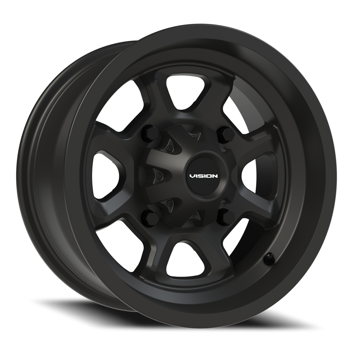 Vision Wheel 415 Matte Black 14x7 +3 4x156mm 131.1mm - Wheelwiz