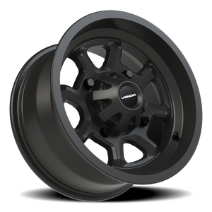 Vision Wheel 415 Matte Black 14x7 +3 4x156mm 131.1mm - Wheelwiz