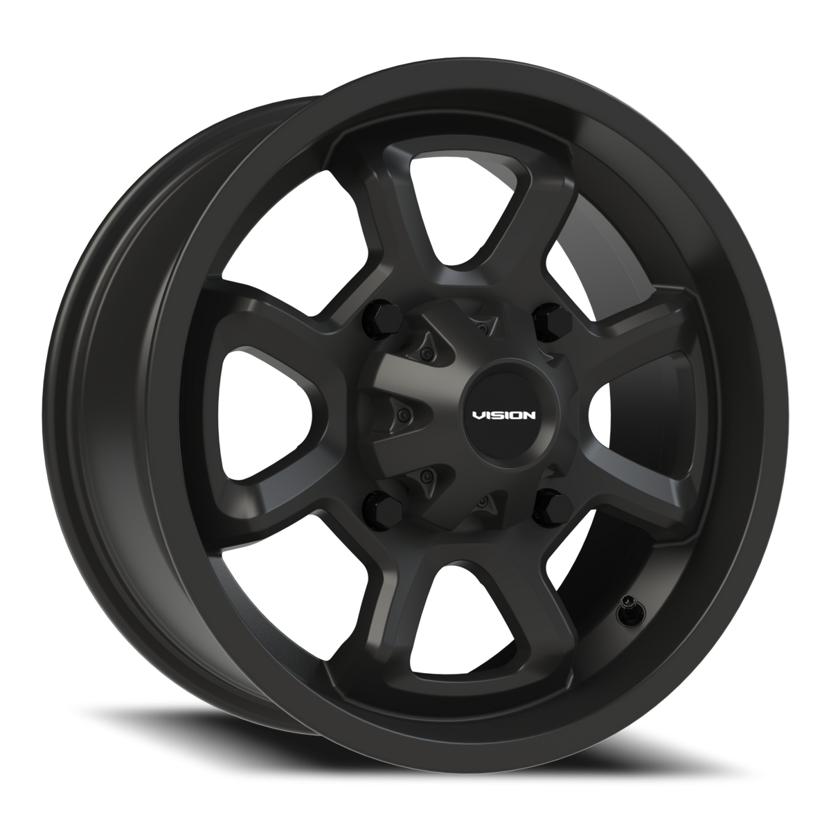 Vision Wheel 415 Matte Black 15x7 +38 4x136mm 110.5mm - Wheelwiz