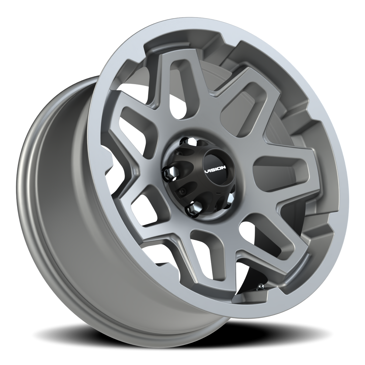 Vision Wheel 416 Satin Grey 18x9 +18 5x114.3mm 83mm - Wheelwiz