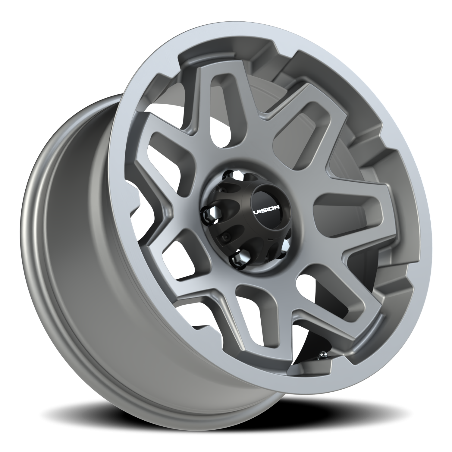 Vision Wheel 416 Satin Grey 18x9 +18 5x114.3mm 83mm - Wheelwiz