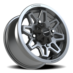 Vision Wheel 416 Gunmetal 14x7 +38 4x156mm 131.1mm - Wheelwiz