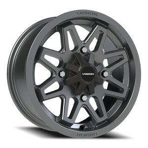 Vision Wheel 416 Gunmetal 15x7 +38 4x136mm 110.5mm - Wheelwiz