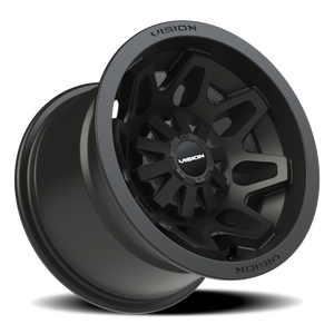 Vision Wheel 416 Matte Black 12x8 -10 5x114.3mm 79.4mm - Wheelwiz