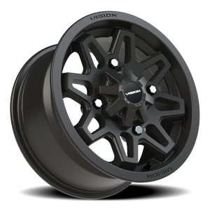 Vision Wheel 416 Matte Black 14x7 +38 4x156mm 131.1mm - Wheelwiz