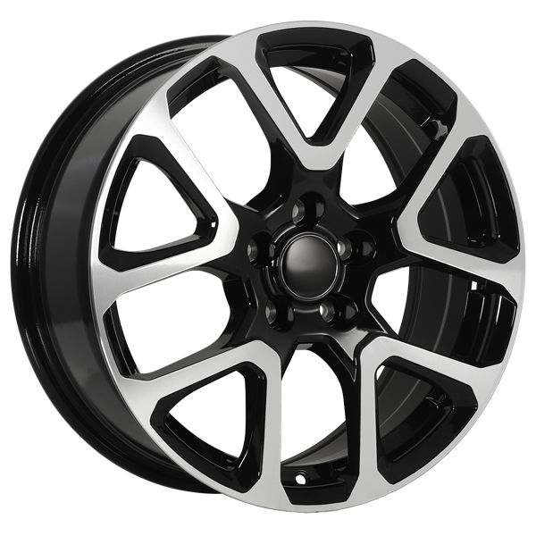 ART Replica REPLICA 127 Gloss Black - Machined Face DURACOAT 17x7.5 +40 5x110mm 65.1mm - WheelWiz