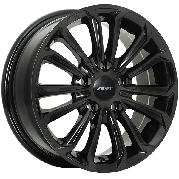ART Replica REPLICA 95 Gloss Black 15x6 +40 5x100mm 54.1mm - WheelWiz