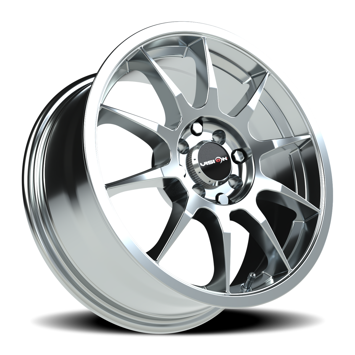 Vision Wheel 425 Chrome 16x7 +38 4x100mm 73.1mm - Wheelwiz