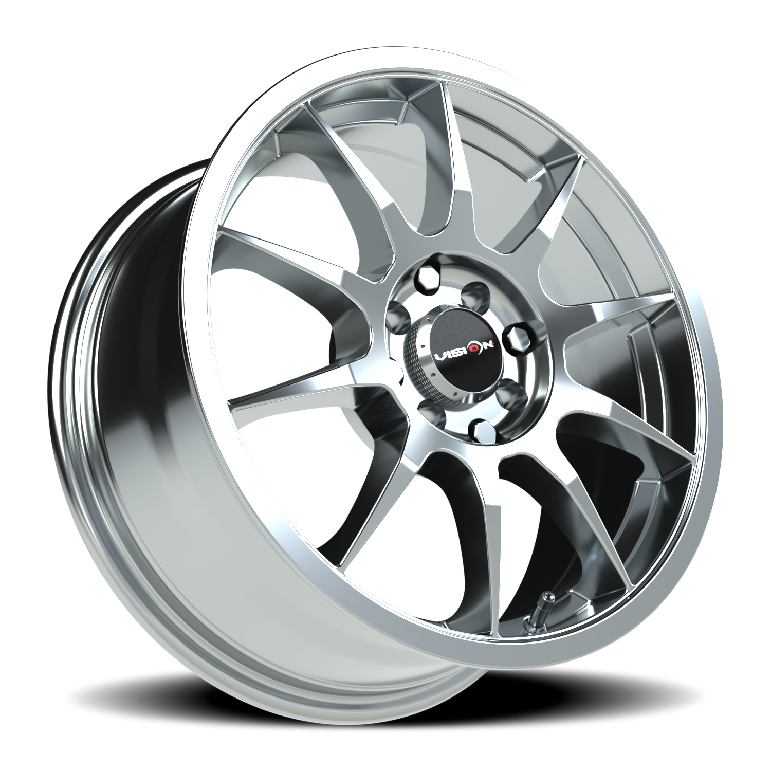 Vision Wheel 425 Chrome 16x7 +38 4x100mm 73.1mm - Wheelwiz