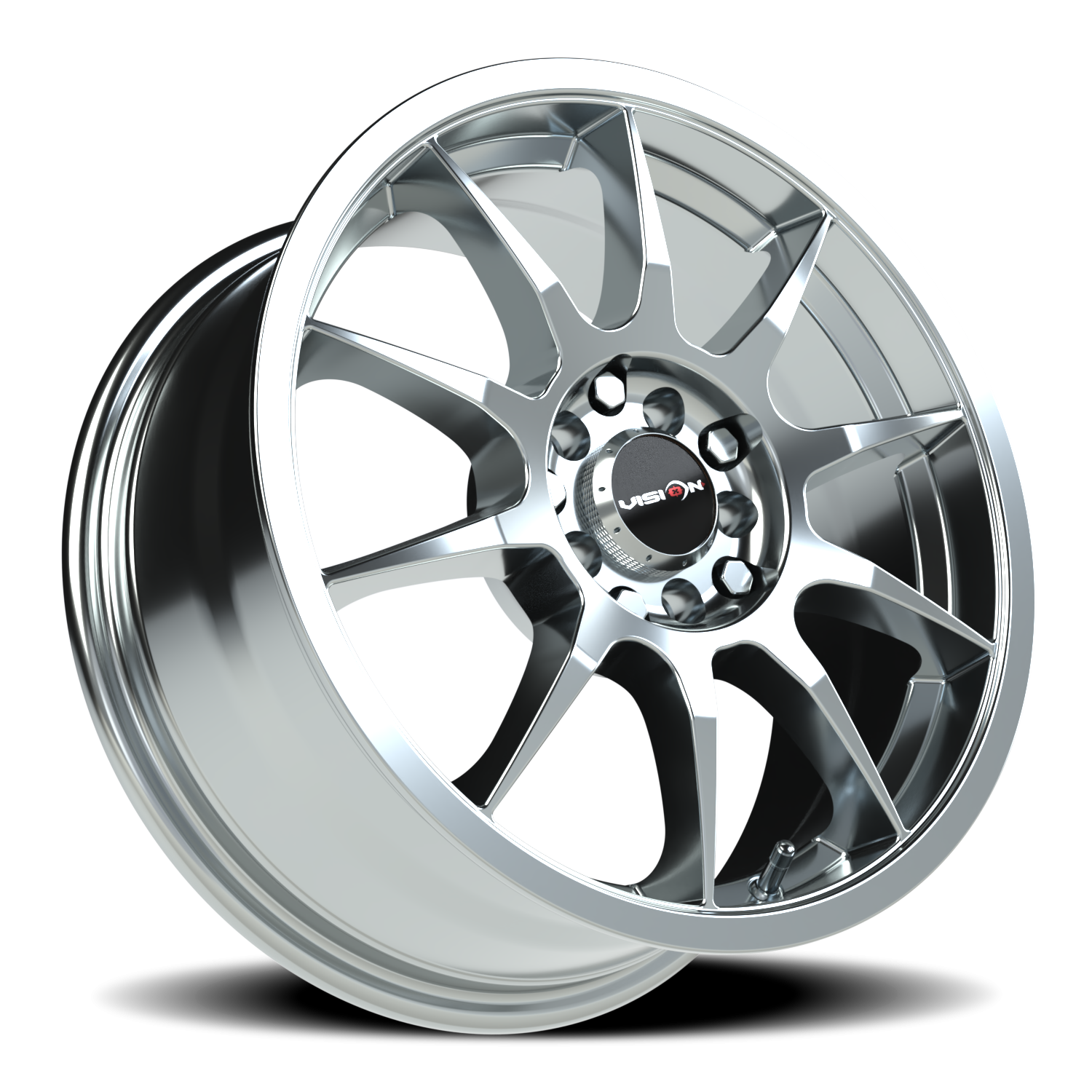 Vision Wheel 425 Chrome 16x7 +38 5x110mm 73.1mm - Wheelwiz