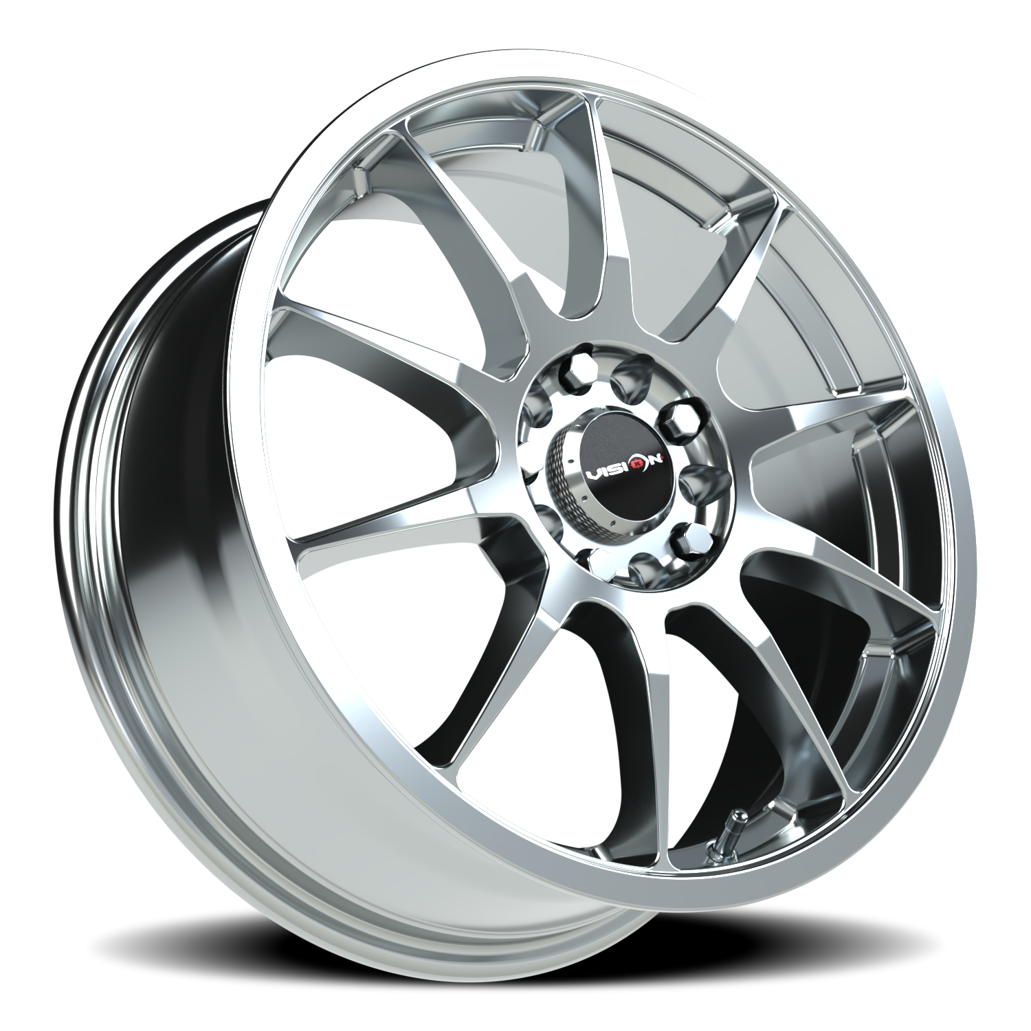 Vision Wheel 425 Chrome 17x7 +38 5x105mm 73.1mm - Wheelwiz