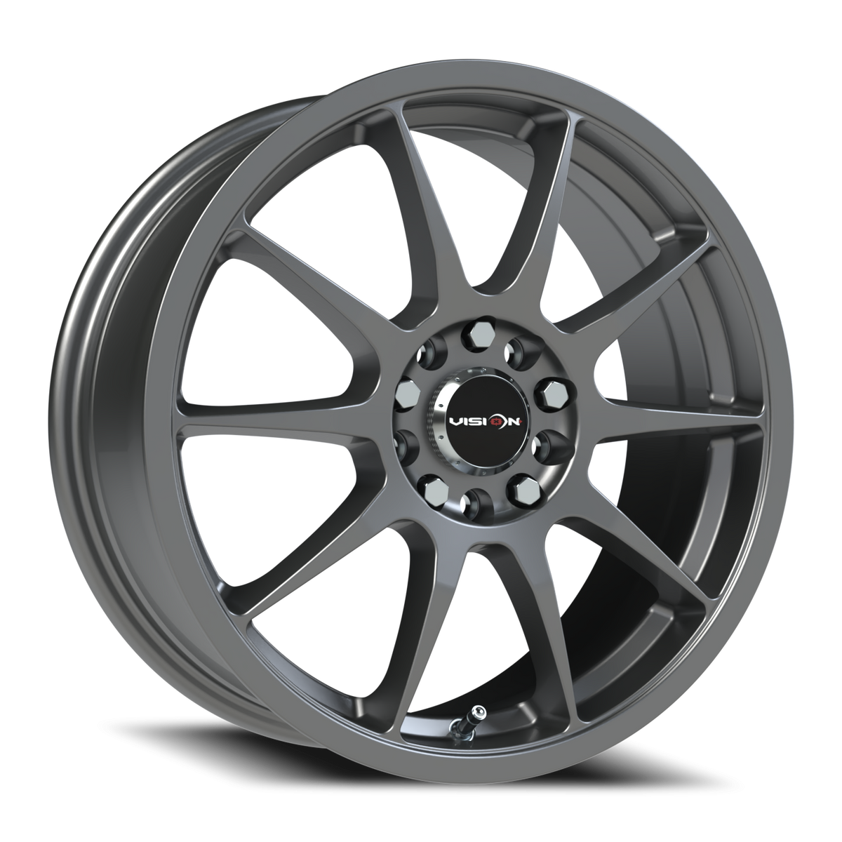 Vision Wheel 425 Gunmetal 17x7 +42 4x100mm 73.1mm - Wheelwiz
