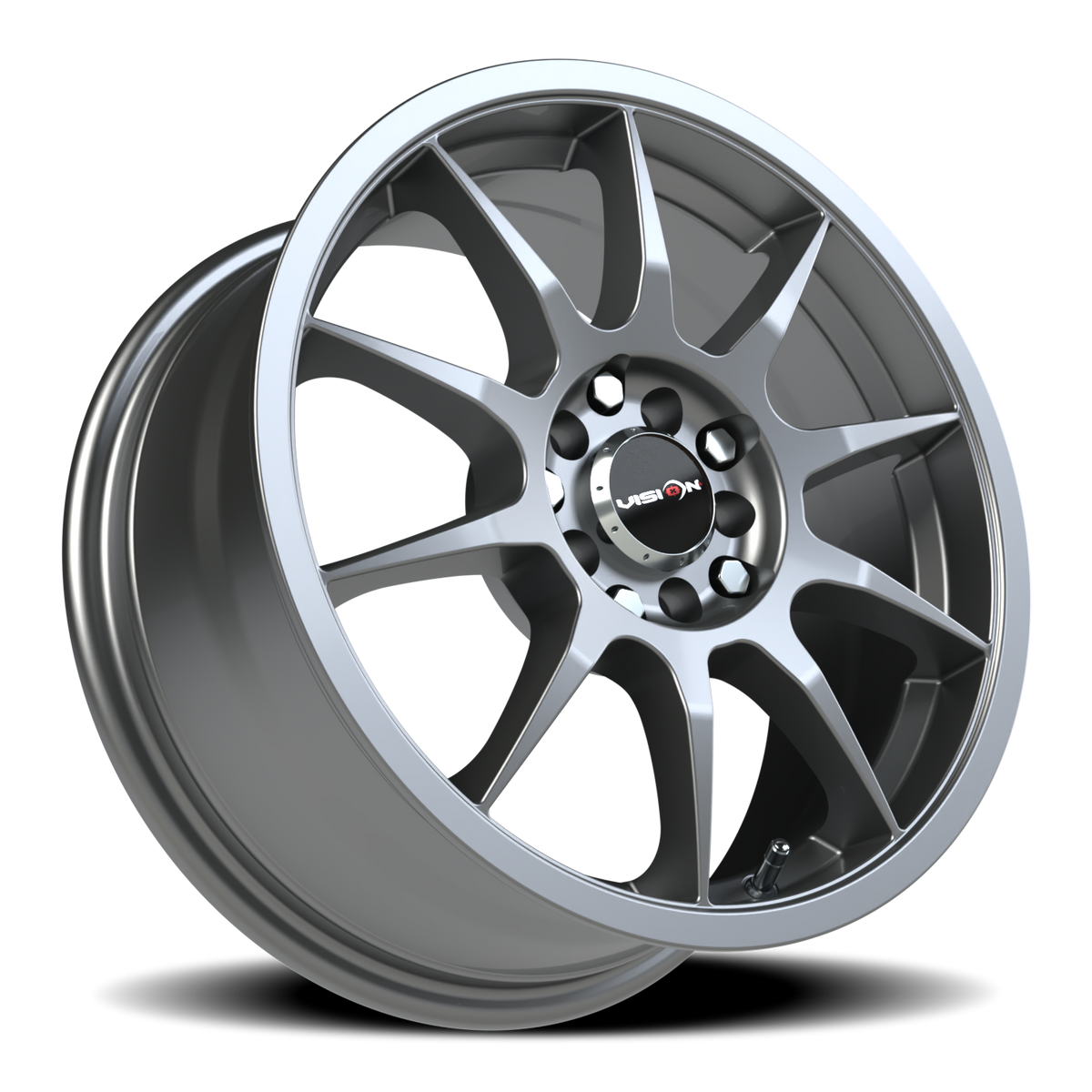 Vision Wheel 425 Gunmetal 16x7 +48 5x112mm 73.1mm - Wheelwiz