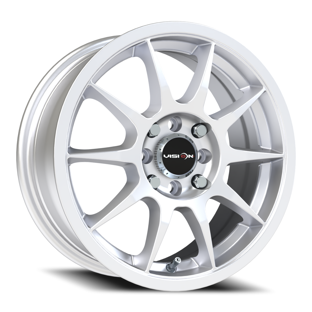 Vision Wheel 425 Hyper Silver 15x6.5 +38 4x100mm 73.1mm - Wheelwiz