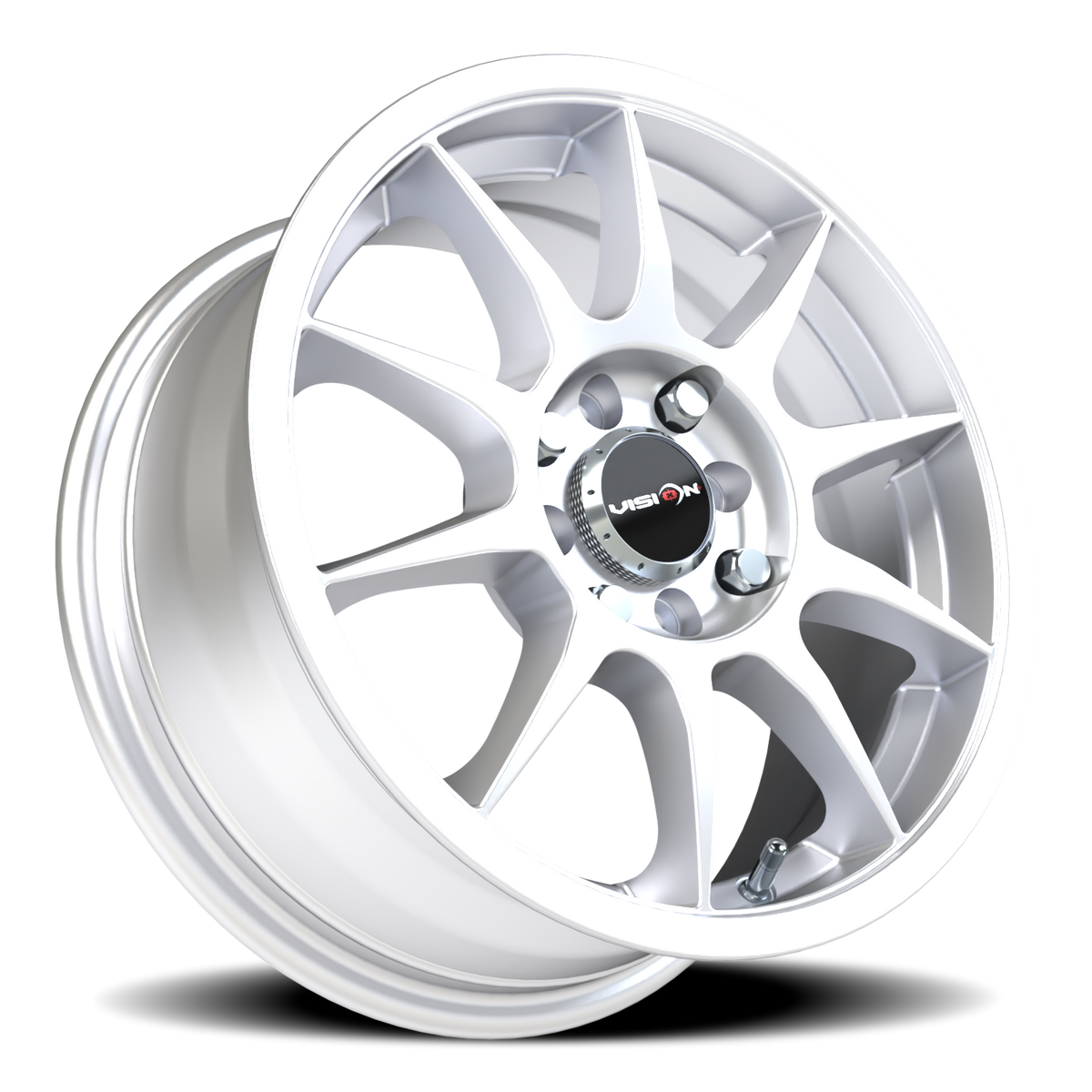 Vision Wheel 425 Hyper Silver 15x6.5 +38 4x100mm 73.1mm - Wheelwiz