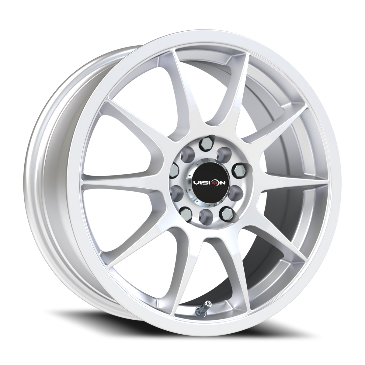 Vision Wheel 425 Hyper Silver 16x7 +48 5x112mm 73.1mm - Wheelwiz