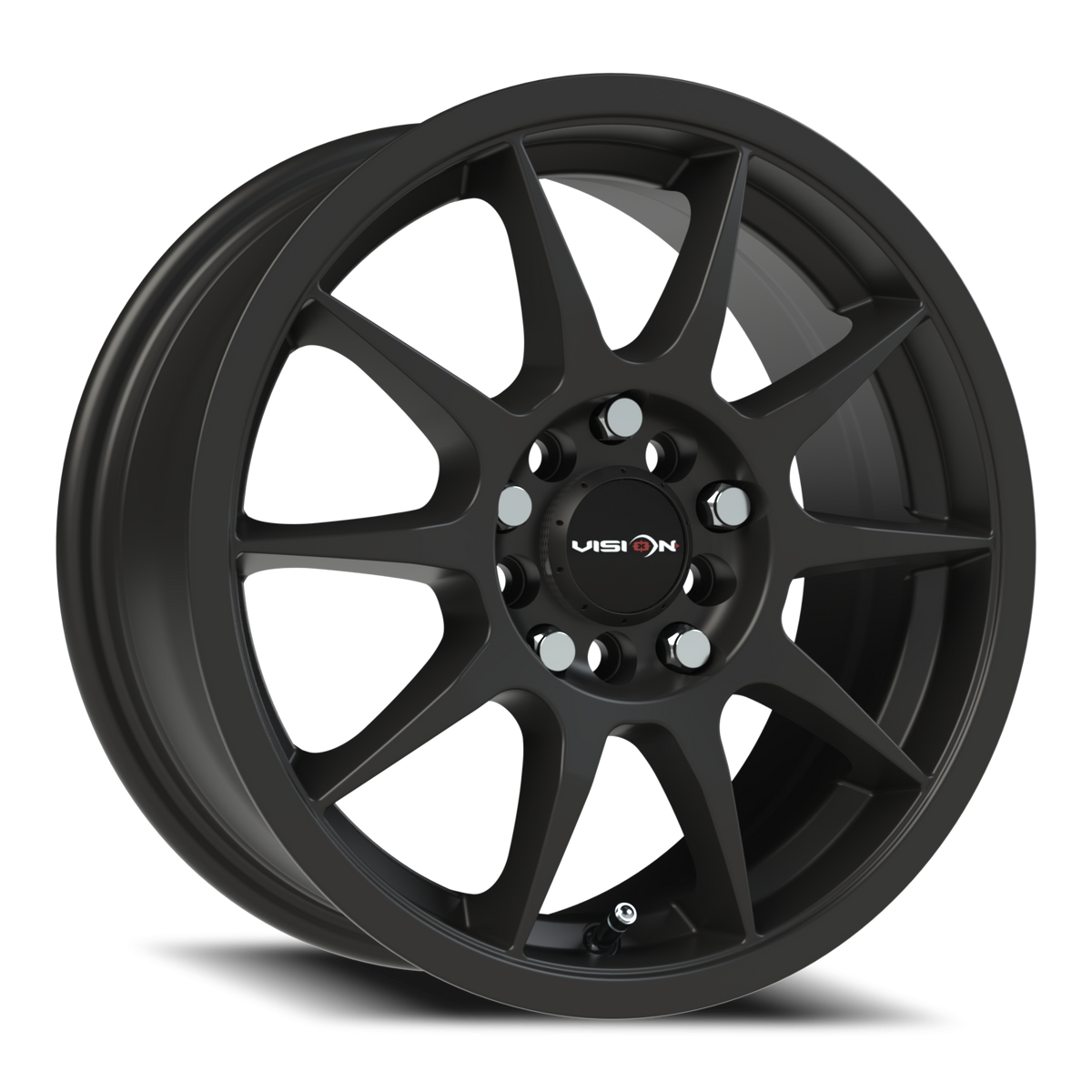 Vision Wheel 425 Matte Black 15x6.5 +38 5x100mm 73.1mm - Wheelwiz