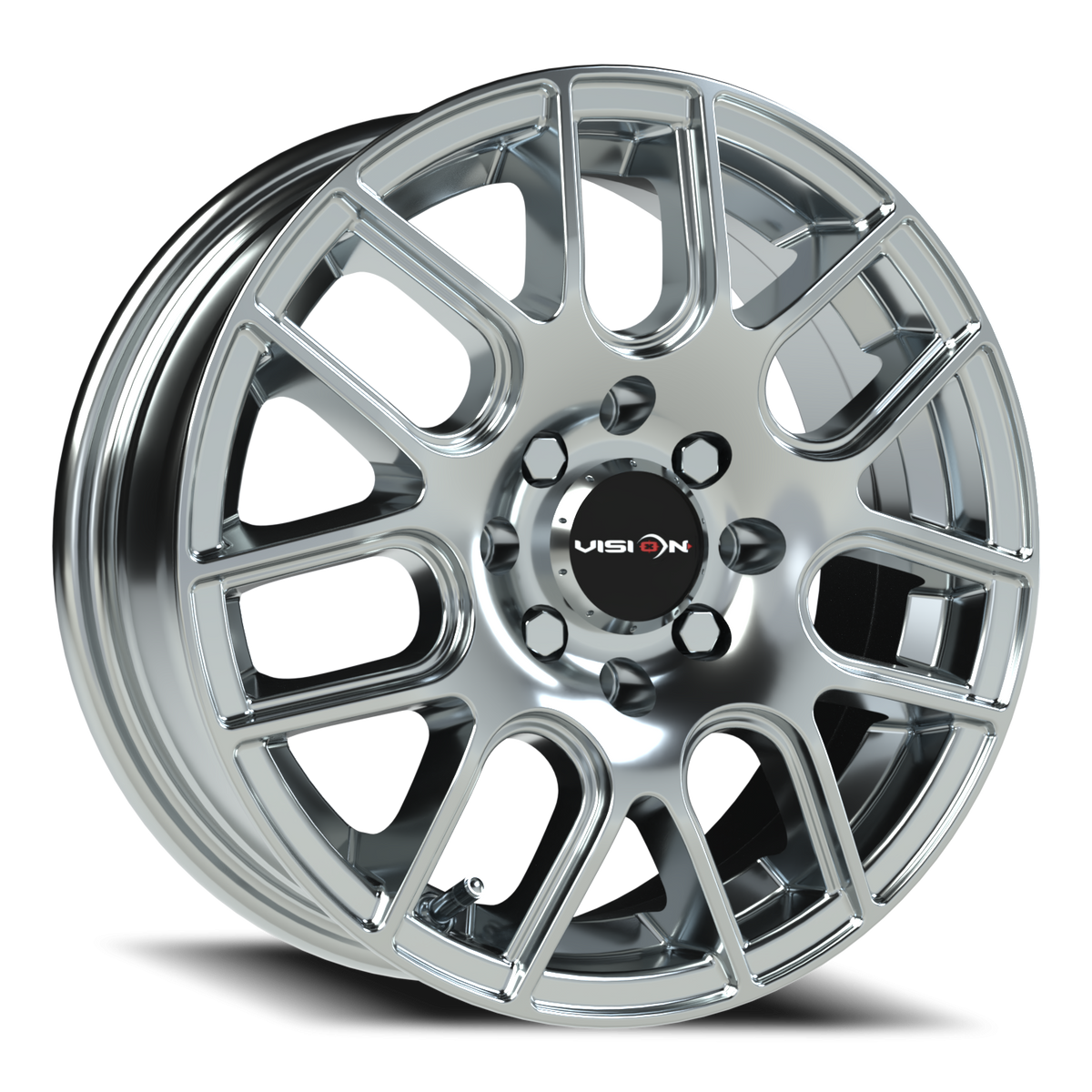 Vision Wheel 426H Chrome 14x5.5 +38 4x100mm 73.1mm - Wheelwiz