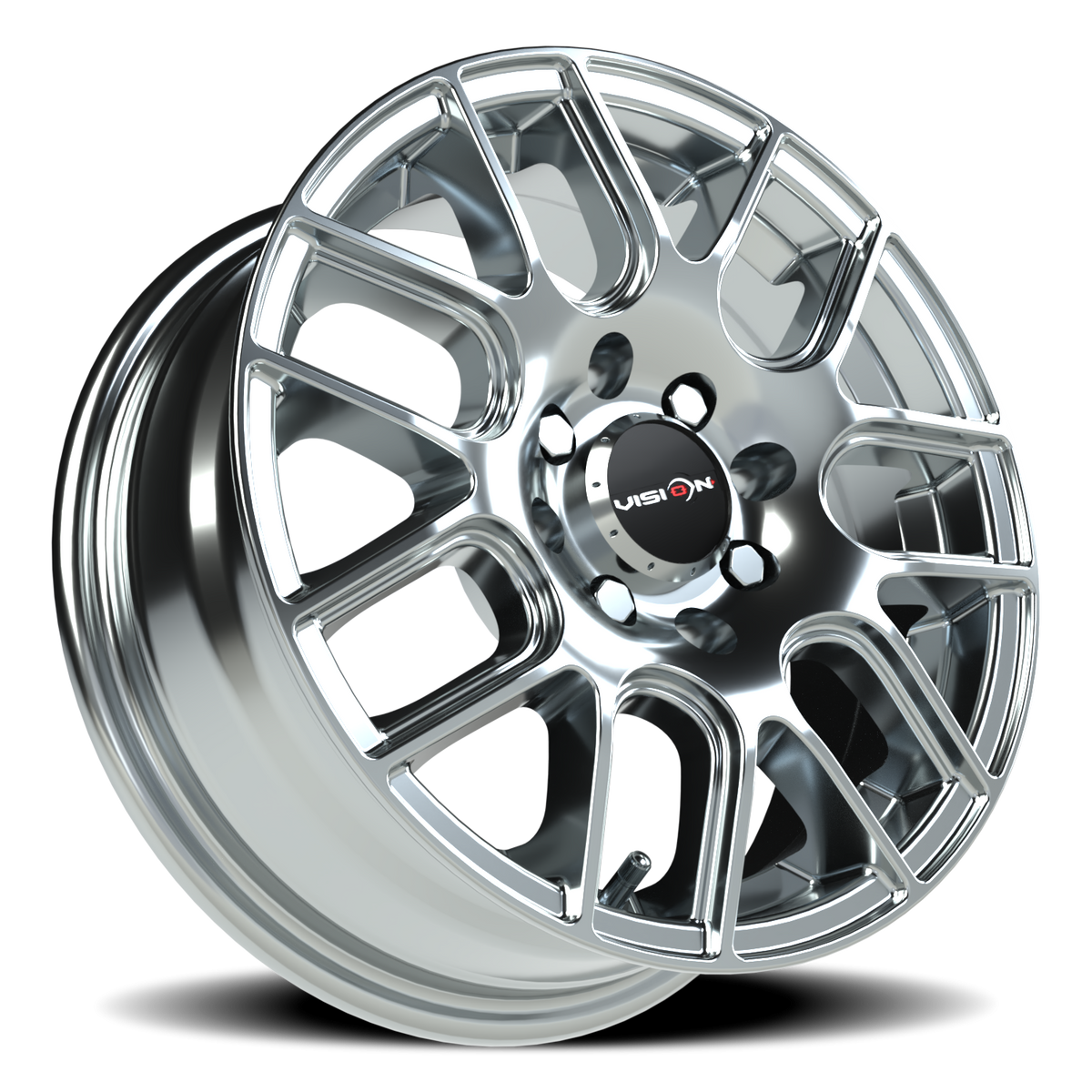 Vision Wheel 426H Chrome 14x5.5 +38 4x100mm 73.1mm - Wheelwiz