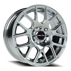 Vision Wheel 426H Chrome 15x6.5 +38 4x100mm 73.1mm - Wheelwiz