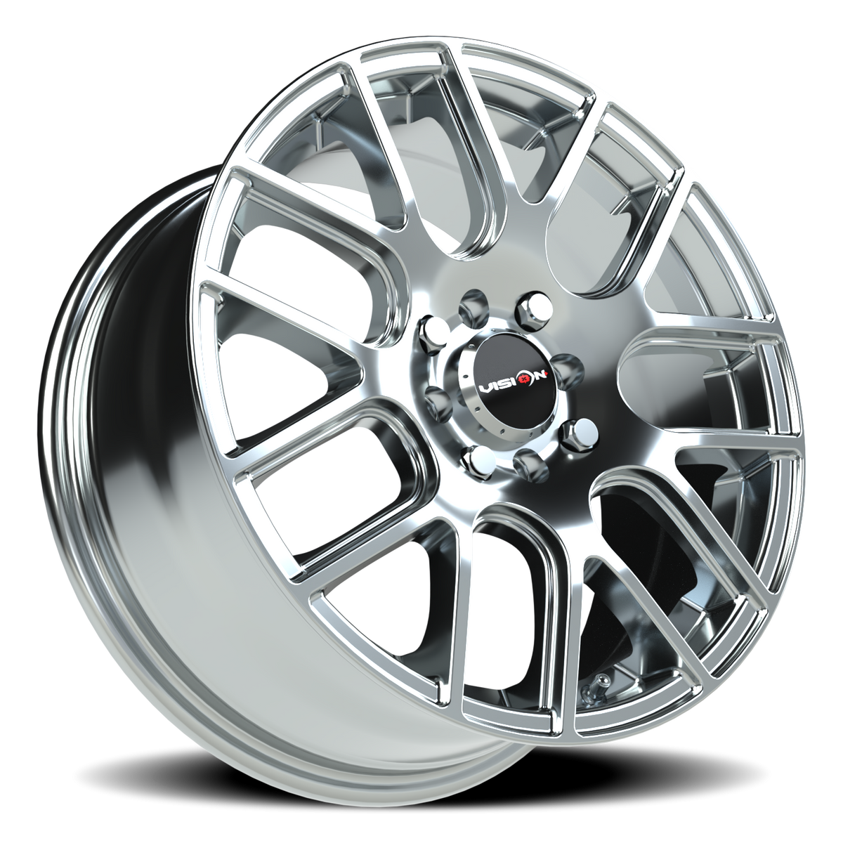 Vision Wheel 426H Chrome 16x7 +38 4x100mm 73.1mm - Wheelwiz